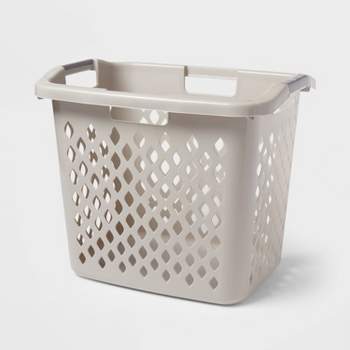 Home Basics Diamond Small Plastic Basket, STORAGE ORGANIZATION