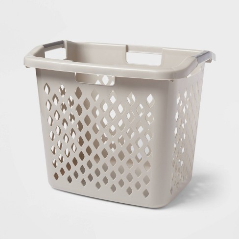 Round Laundry Basket 23 L Grey