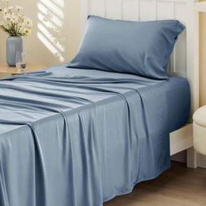 Bedsure | Rayon Derived from Bamboo Sheet Set Stay Cool & Comfy - 1 of 4