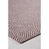 36"x48" Luxor 1/4" Rug'D Chair Floor Mat Brown/Ivory - Anji Mountain: Geometric Felt-Backed, Indoor Polyester Mat - 3 of 4