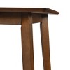 WestinTrends 47" Mid Century Modern Solid Wood Dining Room Table, Walnut - 4 of 4