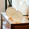 HomeRoots Set Of 2  4" Polished Spheres In Brilliant Shiny Luster Finished And Golden Frame - 2 of 4