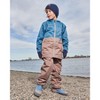 Deux par Deux Boy Colorblock Mid-Season Jacket Neutral Blue and Taupe - 2 of 4