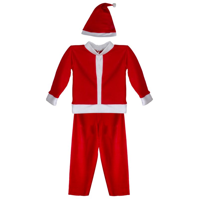 Northlight White and Red Santa Claus Boy's Christmas Costume - 4-6 Years, 2 of 3