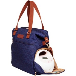 Lizzy Breast Pump Tote – Lightweight, Easy-Clean Bag with Insulated Pocket, Laptop Sleeve & Side Compartment – Fits Pumps & More - 1 of 4