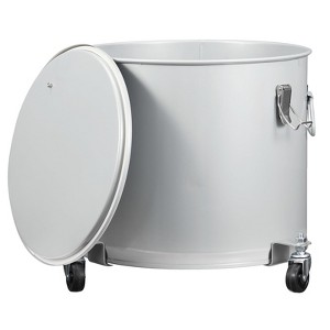 WhizMax Fryer Grease Bucket, Fryer Oil Bucket with Lid, Oil Disposal Caddy, Coated Carbon Steel Oil Filter Pot with Rust-Proof Coating - 1 of 4