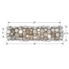 Crystorama Lighting Palla 4 - Light Vanity in  Antique Silver - 3 of 3