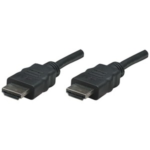 Manhattan® 10-Ft. High-Speed HDMI® Cable, 4K at 30 Hz in Black - 1 of 4