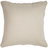 HomeRoots Set of Two Cream Geometric Cotton Throw Pillow With Texture - 4 of 4