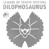 Men's Jurassic World: Dominion Beware Venom Spitting Dilophosaurus T-Shirt - 2 of 4