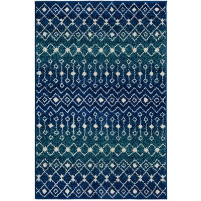 navy and teal