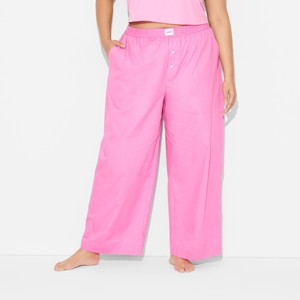 Adult Poppi Sleep Slay Graphic Pajama Pants - Pink - 1 of 4