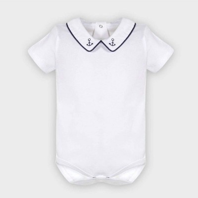 Boy's Kids' Anchor Embroidered Bodysuit - Minhon