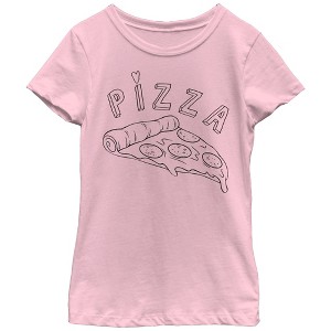 Girl's Lost Gods Pizza Doodle T-Shirt - 1 of 3