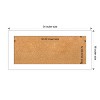 Amanti Art Wedge White Framed Corkboard, Natural Cork - 4 of 4