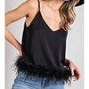 Women's Sleeveless Feather Cami - ee:some - 2 of 4