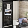 Twin Size Metal Loft Bed with Desk and Storage Shelves, Space-Saving Loft Bed Frame with Guardrails and Ladder for Boys, Girls, and Teens-- Frevyn - 3 of 4