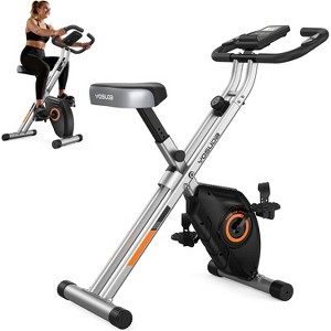 collapsible stationary bicycle Exercise Bike: Foldable and Space-Saving Option body workouts with high This sturdy yet portable pro