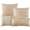 Home Mart Goods 7 Piece Pink Beige Floral Soft Bedding Comforter Set - 3 of 4
