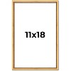 PosterPalooza | Classic Modern Gold Picture Frame - UV Acrylic, Foam Board Backing, Hanging Hardware - 2 of 4
