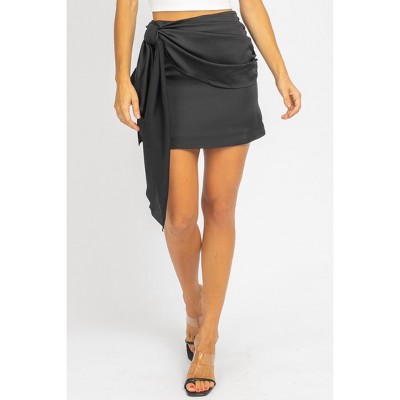 Women's TIE FRONT MINI SKIRT - DO+BE