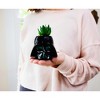 Silver Buffalo Star Wars Darth Vader Helmet Light-Up Mini Planter With Artificial Succulent - 3 of 4