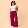 Blogilates Women's Travel Trouser High-Rise Wide Leg Sweatpants - 3 of 4