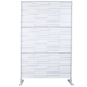 CAVINAS Matrix Metal Decorative Patio Screens, Outdoor & Indoor, Freestanding Decorative Privacy Screen for Deck Balcony Patio - 1 of 4