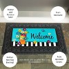 Evergreen Stacked Spring Flower Pots Sassafras Indoor Outdoor Switch Doormat 1'10"x10" Multicolored - 4 of 4