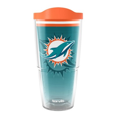 NFL Miami Dolphin Cruiser Insulated Tumbler Set with Flip Lid and Straw -  30oz