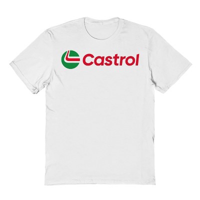 Rerun Island Men's Castrol Lock Up Short Sleeve Graphic Cotton T-Shirt