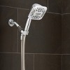 4.5" PowerWave 6 Spray WaterSense Hand Shower - Oxygenics - image 3 of 4