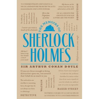 The Memoirs of Sherlock Holmes - (Word Cloud Classics) by  Sir Arthur Conan Doyle (Paperback)