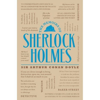 The Memoirs of Sherlock Holmes - (Word Cloud Classics) by  Sir Arthur Conan Doyle (Paperback)