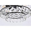Elegant Lighting Ella 28 inch pendant in black - 4 of 4