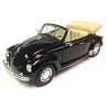Volkswagen Beetle Convertible Black 1/24 Diecast Model Car by Welly - 2 of 3