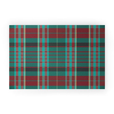 Sheila Wenzel Ganny The Season Plaids Welcome Mat - Society6