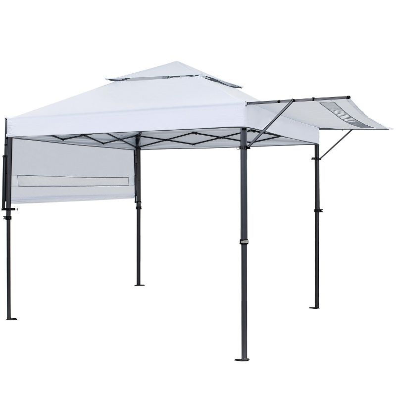 Topeakmart 10x17ft Pop-up Gazebo Canopy with Double Awnings, 1 of 11