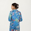 Anna-Kaci Lounge Women's 2-Piece Set Long Sleeve Button Front Pajama Set with Botanical Animal Print and Soft Silky Fabric - 3 of 4