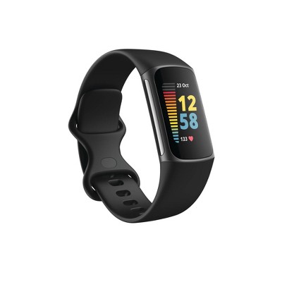 Fitbit Charge 5 Activity Tracker Graphite with Black Band