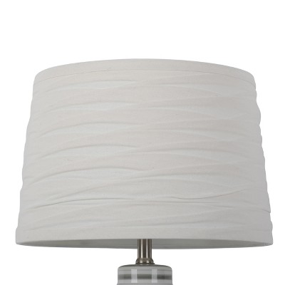 White and deals silver lampshade