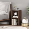 Costway 1/2/4 PCS Cube Storage Organizer Stackable Open Book Shelf for Small Space Storage System Brown/White - 4 of 4
