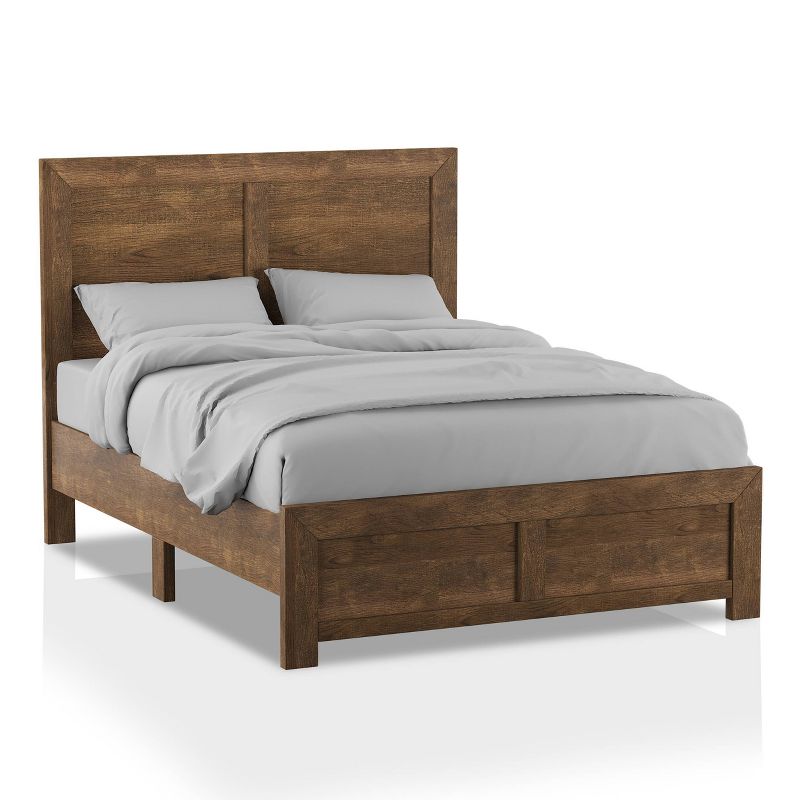 2pc Queen Quail Transitional Bedroom Set Rustic Light Walnut - HOMES: Inside + Out, 4 of 9