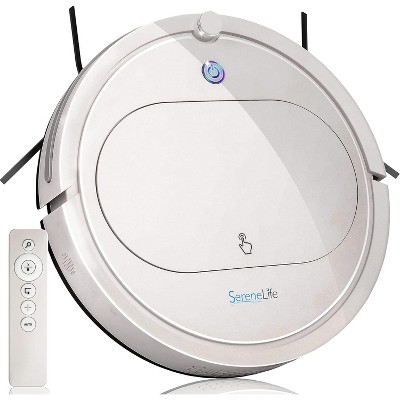 Smart Robot Vacuum Cleaner for Home with Remote Control, Low Profile, 0.2L Dust Bin, Efficient Cleaning