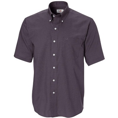 Cutter & Buck Men's Big & Tall Long Sleeve Nailshead Shirt - Wrinkle-Resistant Easy Care Button-Down - View #6