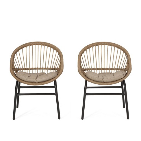 Target wicker hot sale dining chairs