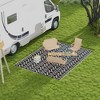 Outsunny RV Mat, Outdoor Patio Rug / Large Camping Carpet with Carrying Bag, Waterproof Plastic Straw, Reversible - image 2 of 4