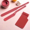 Lexi Home 3-Piece Nylon Baking Spatulas & Bowl Scraper Set - 2 of 3