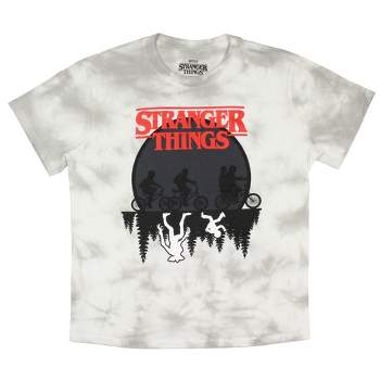 Stranger Things Men's Character Silhouette Shadow Monster Graphic T-Shirt
