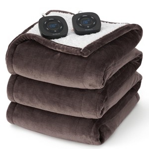 Bedsure | Electric Heated Blanket Soft & Washable Solid Flanne - 1 of 4